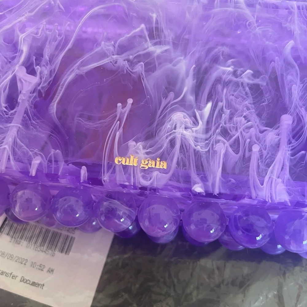 Cult Gaia Purple Clutch - Picture 9 of 9